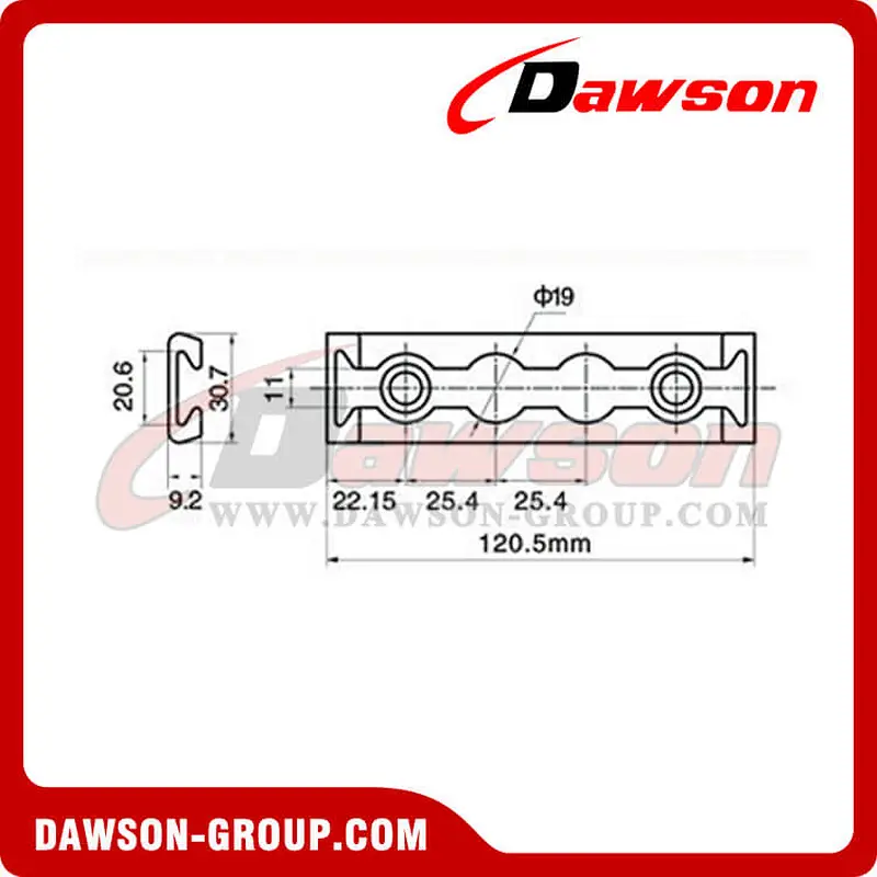 ST6-1 Aluminum Alloy Type Track