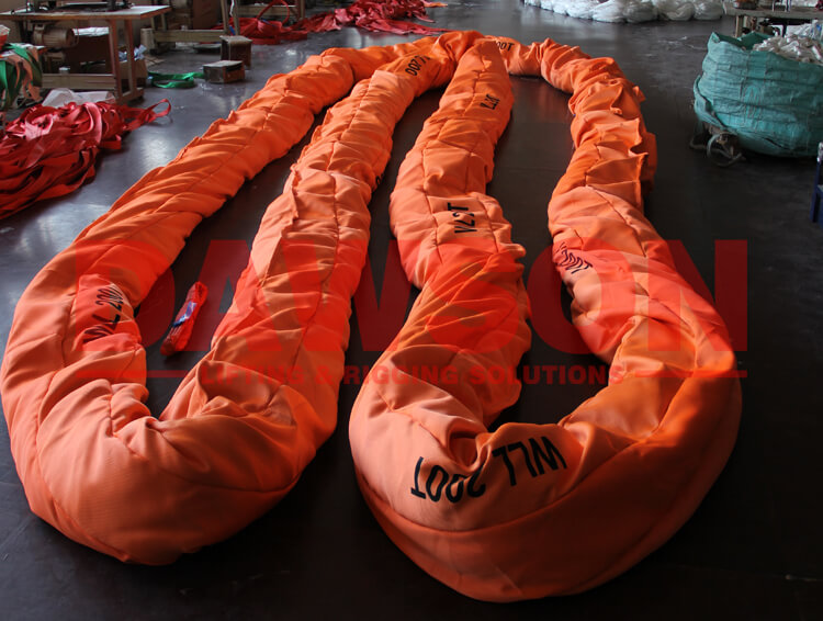 200T Soft Heavy Duty Endless Type Round Slings - Dawson Group Ltd. - China Manufacturer, Supplier