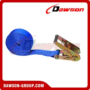 2 inch 20 feet Blue Heavy Duty Ratchet Strap - No Hook