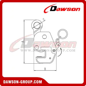DS-QYG Type Horizontal Clamp with Lock Device
