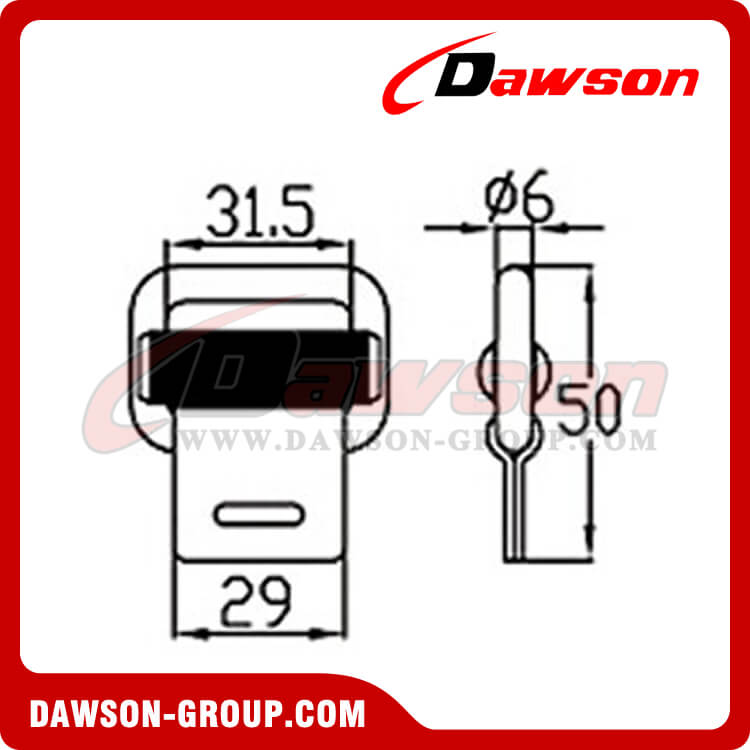 SB 25 Cam Buckles Lashing Buckle - dawson group