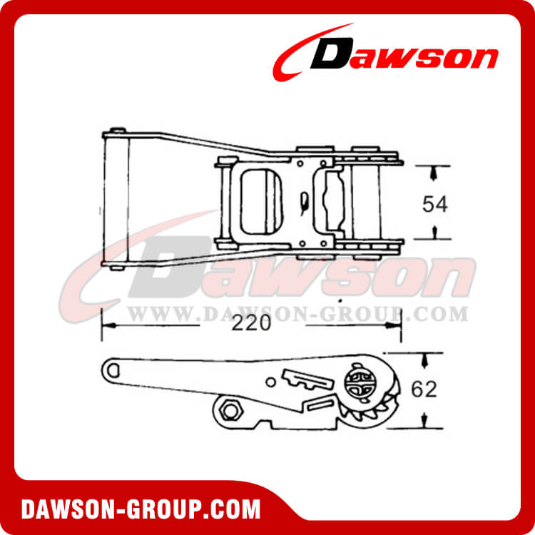 DSRB50601 Ratchet Buckle - China Manufacturer Supplier