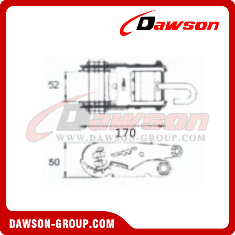 DSRB50506 Ratchet Buckle - China Manufacturer Supplier