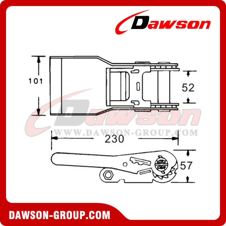 DSRB50516 Ratchet Buckle - China Manufacturer Supplier