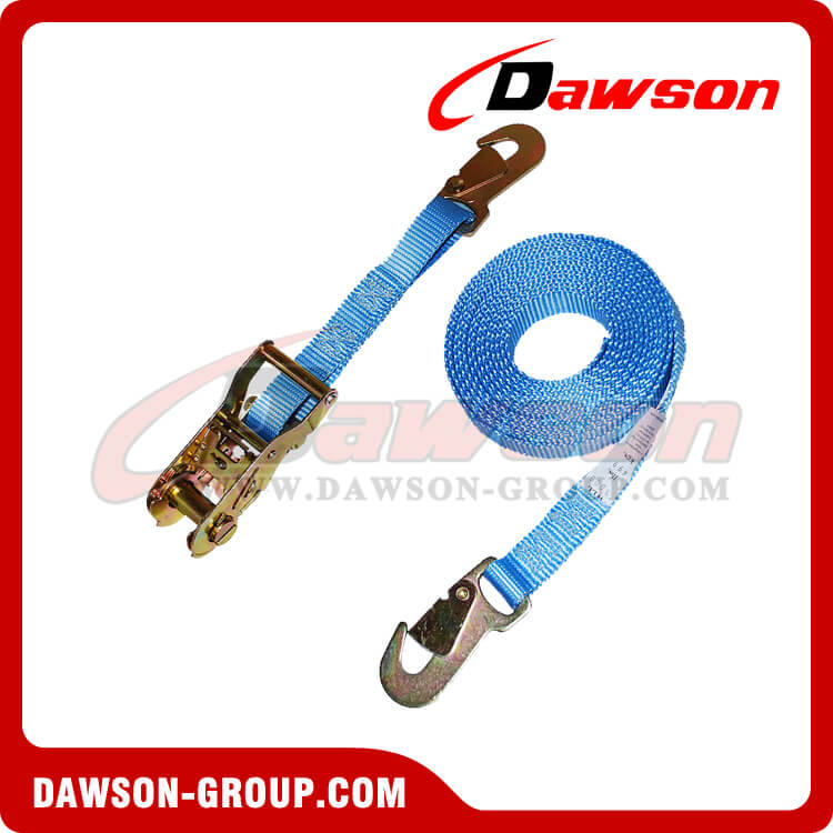 1 Heavy Duty Ratchet Strap with Snap Hooks - Dawson Group - china manufacturer supplier 1 Heavy Duty Ratchet Strap with Snap Hooks - Dawson Group - china manufacturer supplier
