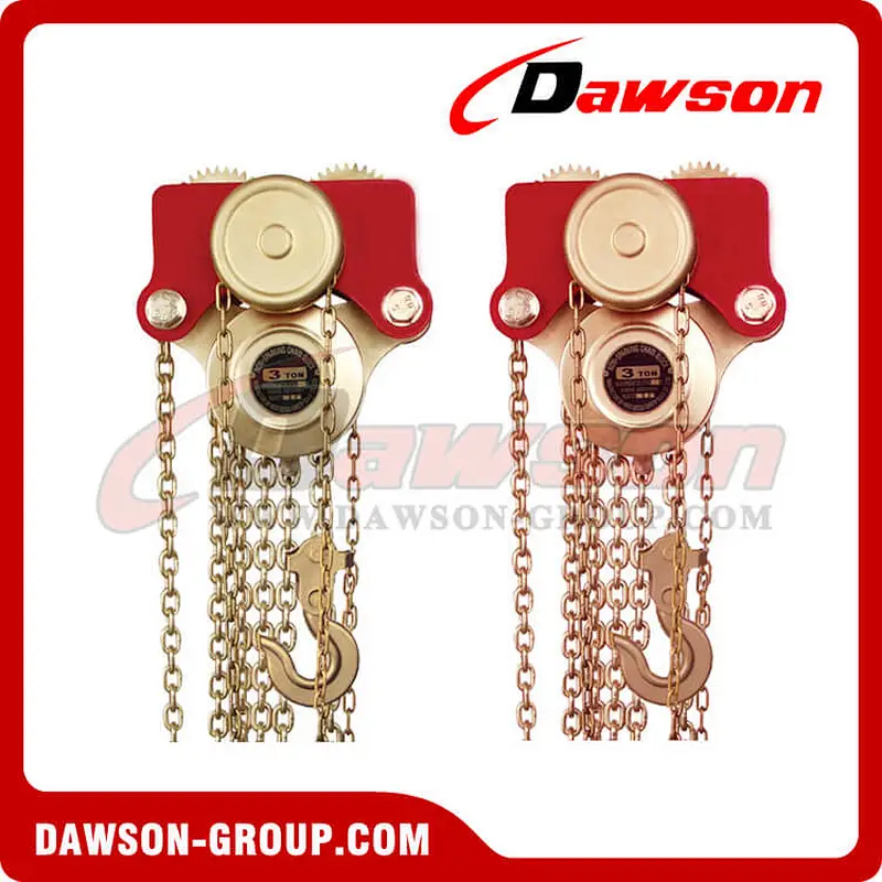0.5T - 3T Explosion-proof Chain Block With Trolley for Lifting Heavy Loads