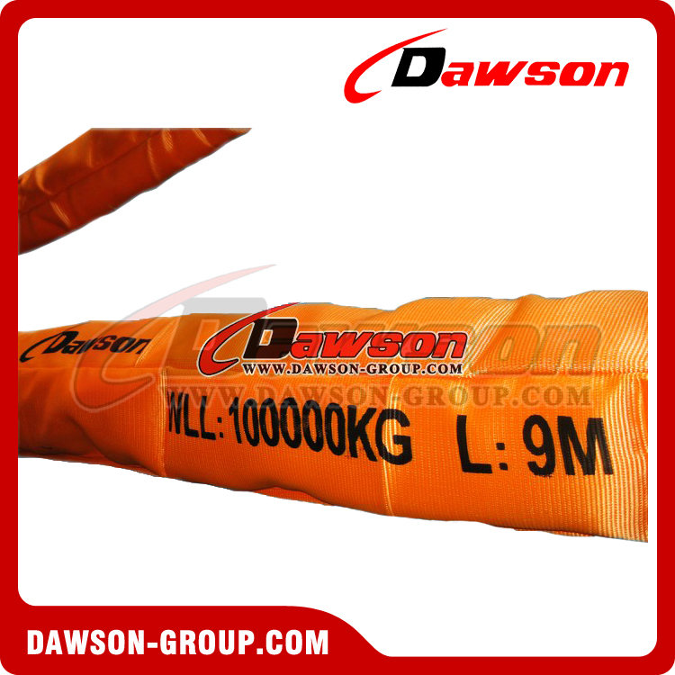 100T Heavy Duty Round Slings - Dawson Group Ltd. China Manufacturer Supplier 100T Heavy Duty Round Slings - Dawson Group Ltd. China Manufacturer Supplier