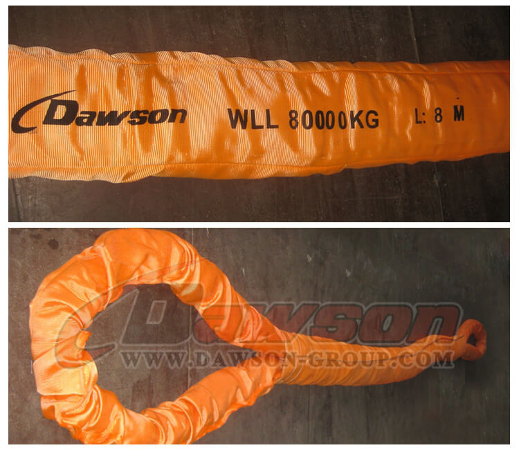WLL 80T Polyester Round Slings - Dawson Group Ltd. - China Manufacturer, Supplier, Factory WLL 80T Polyester Round Slings - Dawson Group Ltd. - China Manufacturer, Supplier, Factory