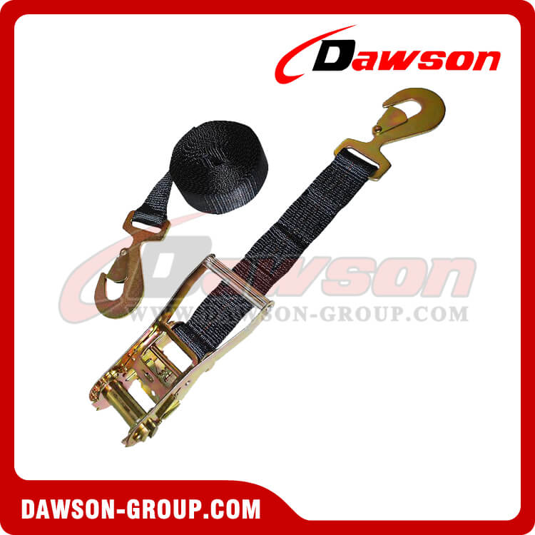 2 Custom Ratchet Strap with HD Flat Snap Hooks - Dawson Group - china manufacturer supplier