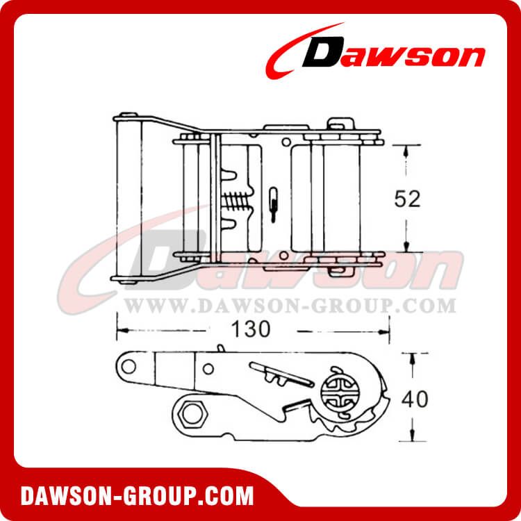 DSRB50201SS Stainless Steel Ratchet Buckle - China Manufacturer Supplier
