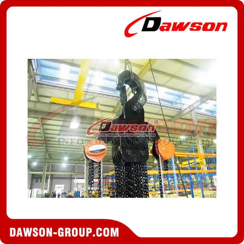 50 TON - 50T - 50000KG Manual Chain Hoist, Chain Block for Construction Site