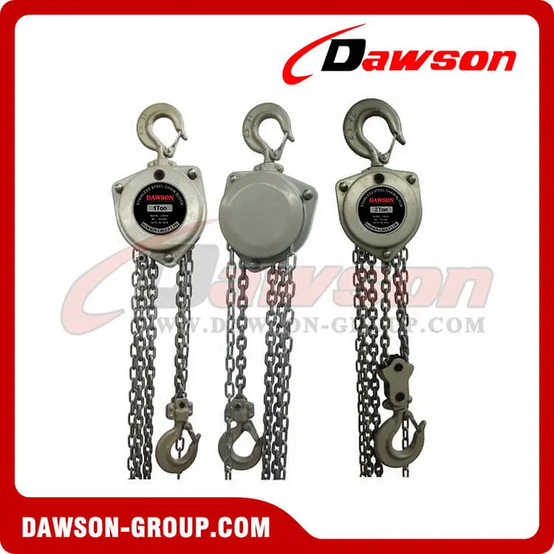 500kg - 5000kg Aluminum Alloy Chain Hoist  Chain Block for Lashing - Dawson Group Ltd. - China Manufacturer, Factory