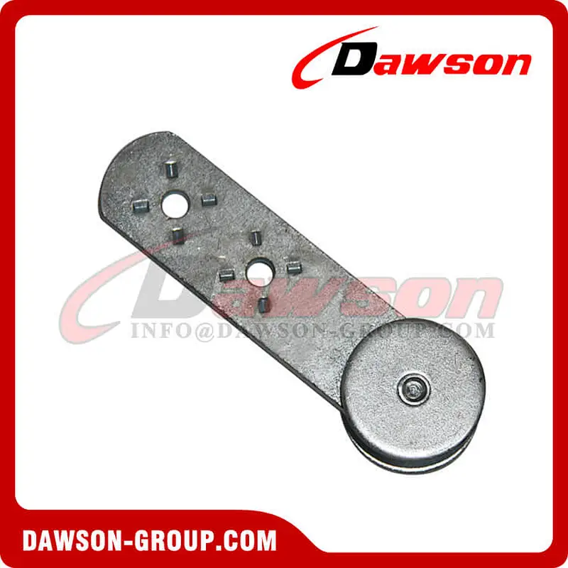 Truck Trailer Parts Steel Sliding Door Track Roller with Wheel for Truck Body Fitting