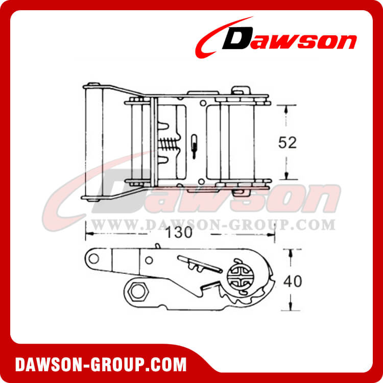 DSRB50201 Ratchet Buckle - China Manufacturer Supplier