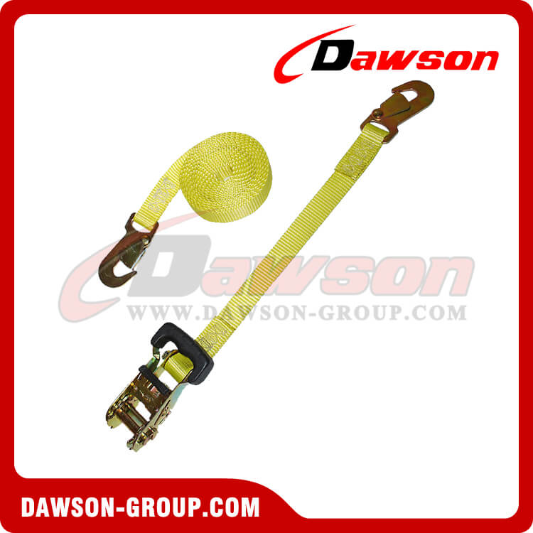 1 Heavy Duty Rubber Handle Ratchet Strap with Snap Hooks - Dawson Group - china manufacturer supplier 1 Heavy Duty Rubber Handle Ratchet Strap with Snap Hooks - Dawson Group - china manufacturer supplier