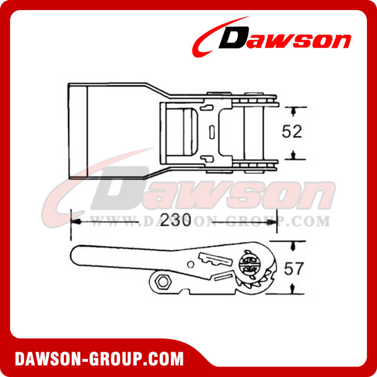 DSRB50508 Ratchet Buckle - China Manufacturer Supplier