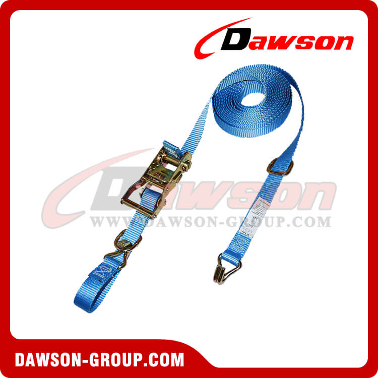 1 Heavy Duty Ratchet Strap with Wire Hooks D-Rings - Dawson Group - china manufacturer supplier 1 Heavy Duty Ratchet Strap with Wire Hooks D-Rings - Dawson Group - china manufacturer supplier