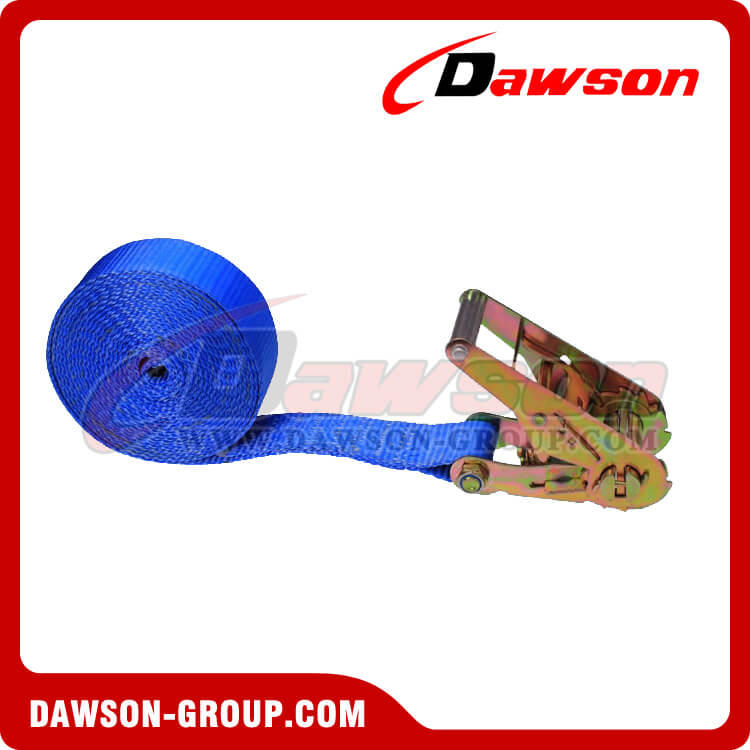 2'' x 20' Blue Heavy Duty Ratchet Strap - No Hook- china manufacturer supplier - Dawson Group 2'' x 20' Blue Heavy Duty Ratchet Strap - No Hook- china manufacturer supplier - Dawson Group