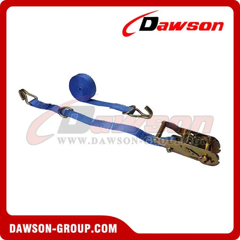 1 inch 10 feet Ratchet Strap With J-Hook and D-Ring
