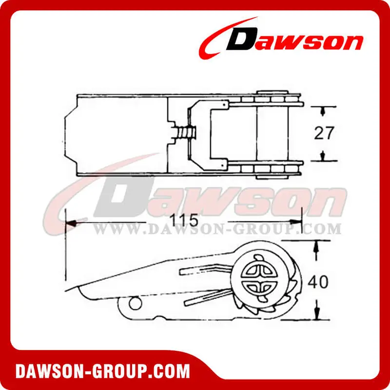 DSRB25081  Ratchet Buckle