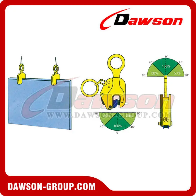 DS-SCDH Type Vertical Plate Clamp for Lifting with Safety Lock