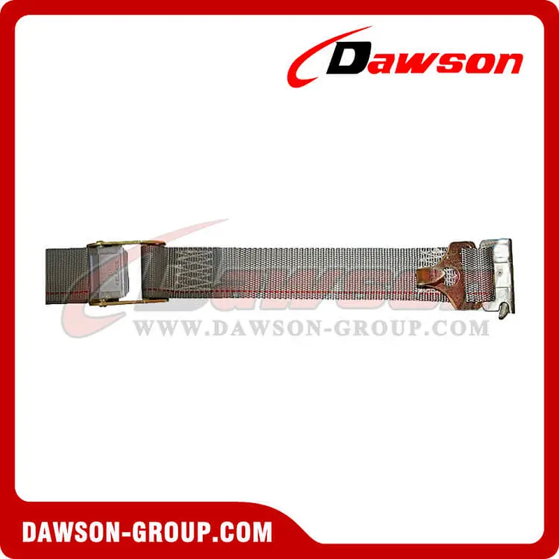 2 inch Cambuckle Strap With E-Track Fittings and Plate Trailer Hook