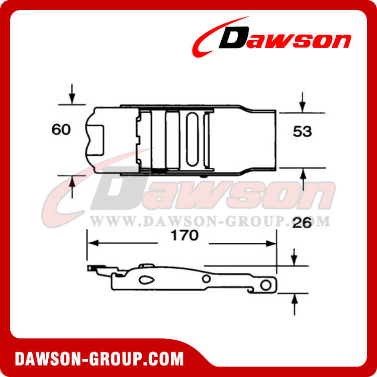 DSOCB14 Over Center Buckle - China Manufacturer Supplier