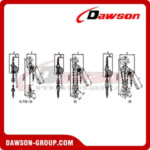 DSHSH-A816 Lever Hoist, Lever Block Series for Ship-Buildings
