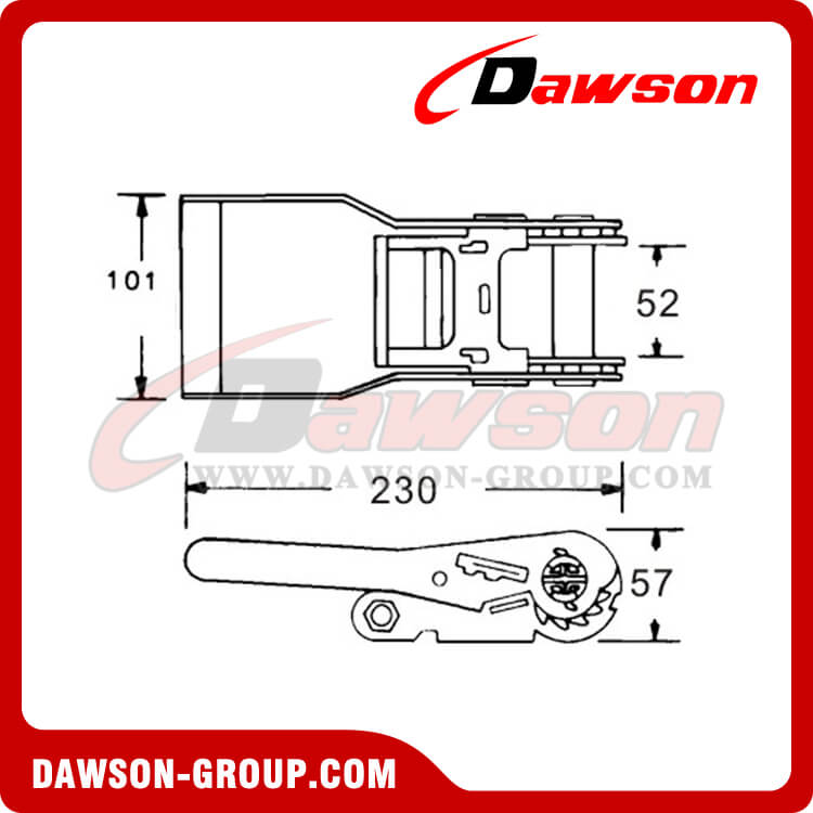 DSRB50517 Ratchet Buckle - China Manufacturer Supplier