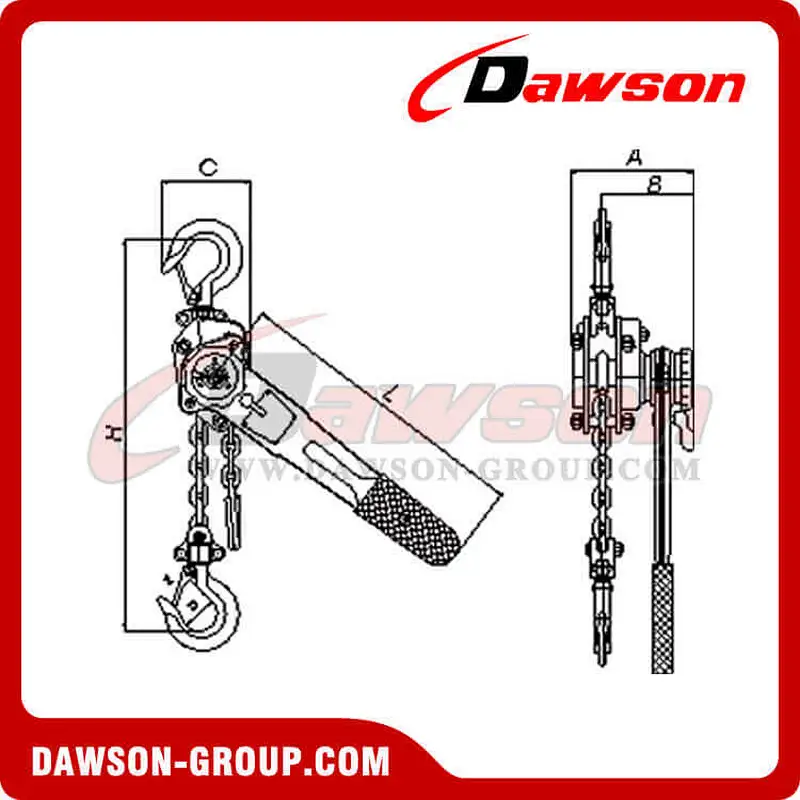 DSLH-E 250kg 500kg Mini Lever Hoist for Lifting Goods