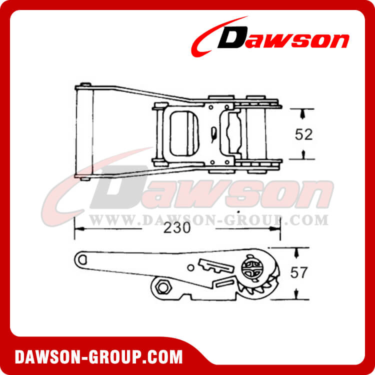 DSRB50502 Ratchet Buckle - China Manufacturer Supplier