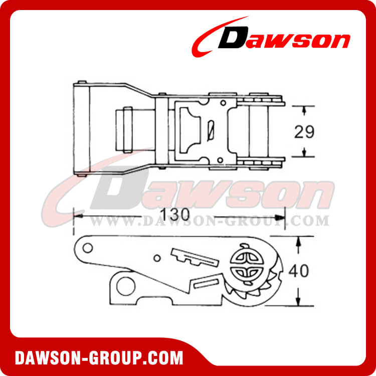 DSRB25151 Ratchet Buckle - China Manufacturer Supplier