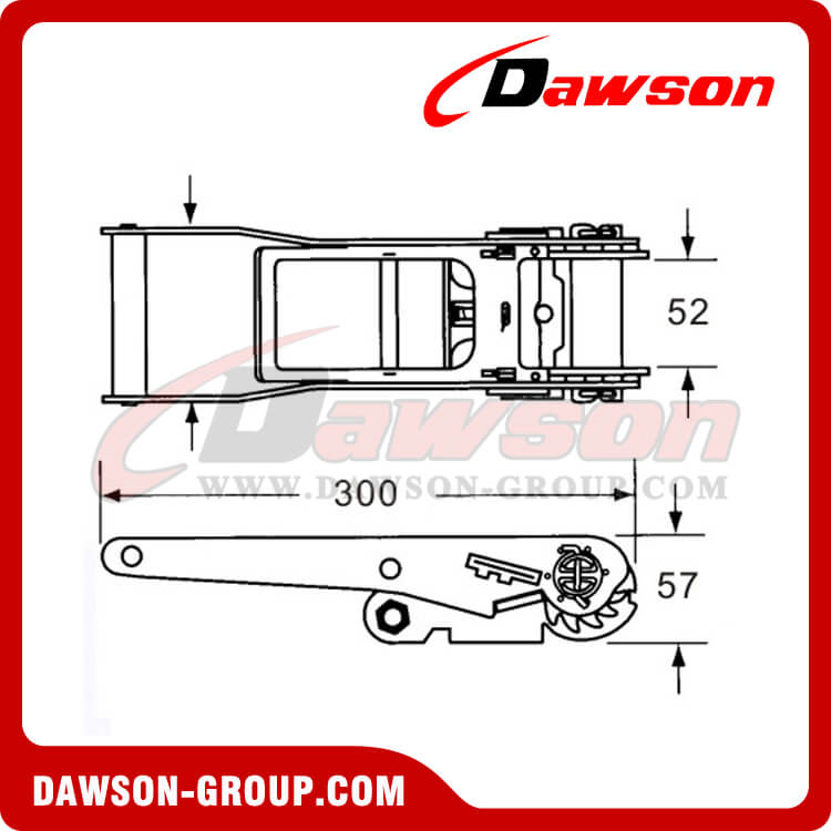 DSRB50505 Ratchet Buckle - China Manufacturer Supplier