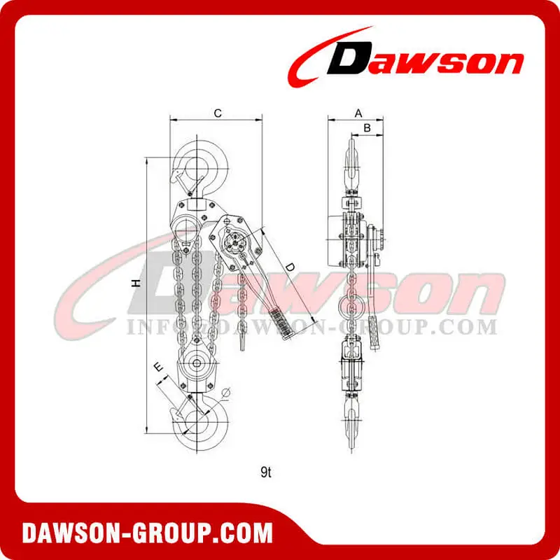 DS-AC-L Marine Anti-corrosion Lever Hoist, Subsea Lever Hoist, Offshore Lever Hoist