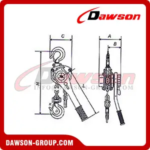 DS-HSH-A 620 Series Lever Block for Lifting
