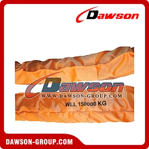 WLL 150T Polyester Round Slings