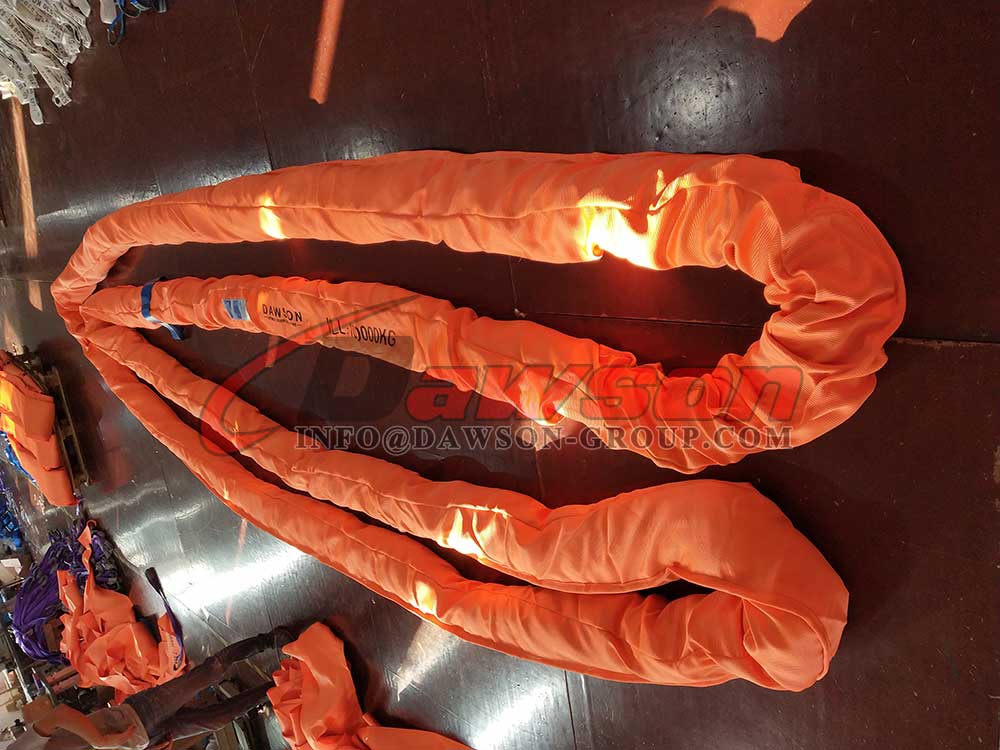 Heavy Duty 100000KG Polyester Round Sling, 100 Ton RoundSlings - Dawson Group Ltd. - China Manufacturer, Supplier, Factory