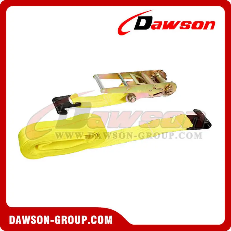 4 inch 30 feet Ratchet Strap With Flat Hook