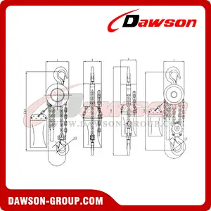 0.5T - 30T Explosion-proof Chain Hoist / No Sparking Chain Block for Lifting Goods