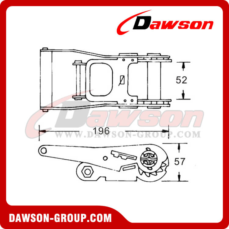 DSRB50503P Ratchet Buckle - China Manufacturer Supplier