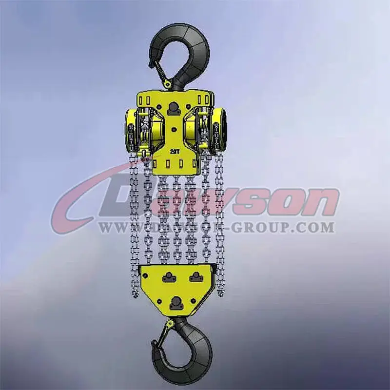 DS-DF-D 100T Chain Hoist, 100000kg Heavy Duty Chain Block for Lifting