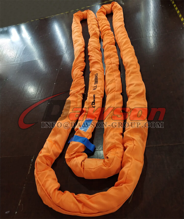 100T Heavy Duty Round Lifting Slings - Dawson Group Ltd. - China Manufacturer, Supplier, Factory 100T Heavy Duty Round Lifting Slings - Dawson Group Ltd. - China Manufacturer, Supplier, Factory