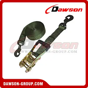 2 inch Custom Ratchet Strap with Swivel Snap Hooks