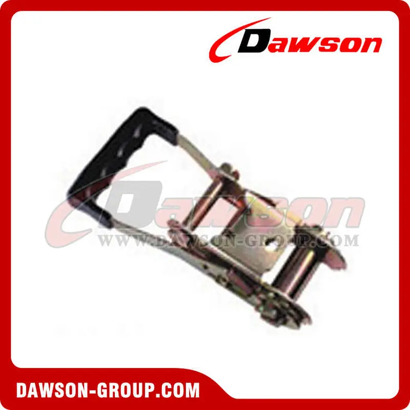 RB50B BS 5,000KG/11,000LBS Rubber Handle 50mm Ratchet Buckle Lashing Buckle