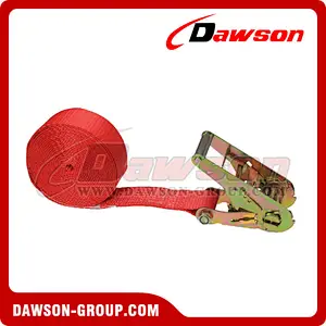 2 inch 20 feet Red Heavy Duty Ratchet Strap