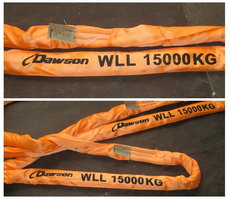 WLL 15T Polyester Round Slings - Dawson Group Ltd. - China Manufacturer, Supplier, Factory