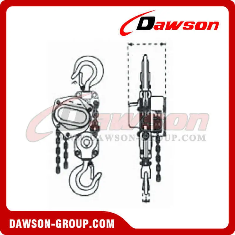 0.5T - 5T Non-Sparking Chain Hoist / Spark Resistant Chain Block for Lowering Heavy Loads