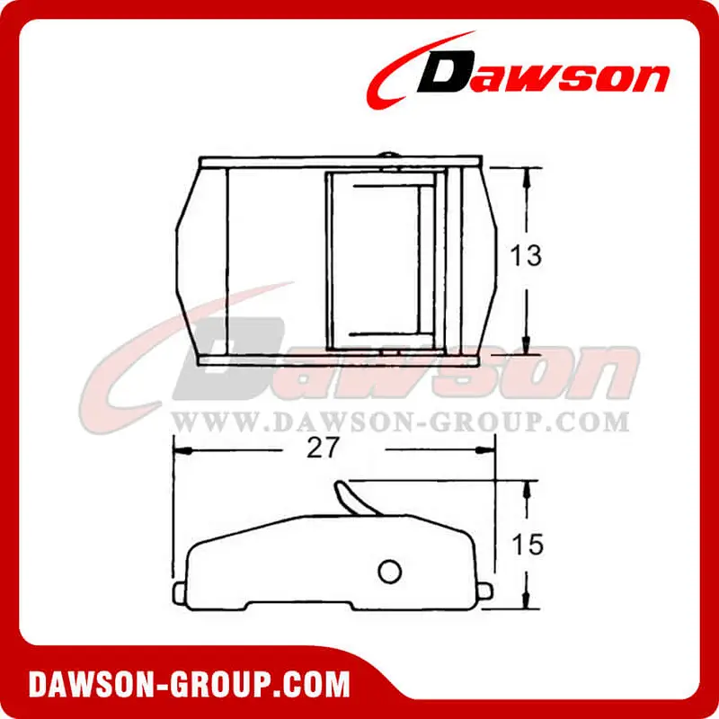 DSCB13051 B/S 50KG/110LBS Cam Buckle