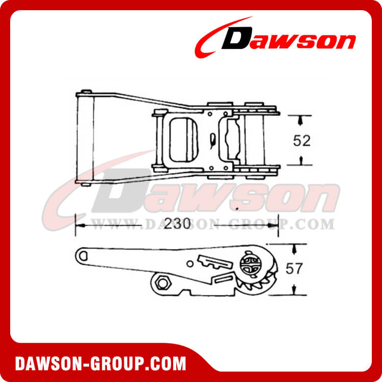 DSRB50503 Ratchet Buckle - Dawson Group Ltd. - China manufacturer, Supplier, Factory