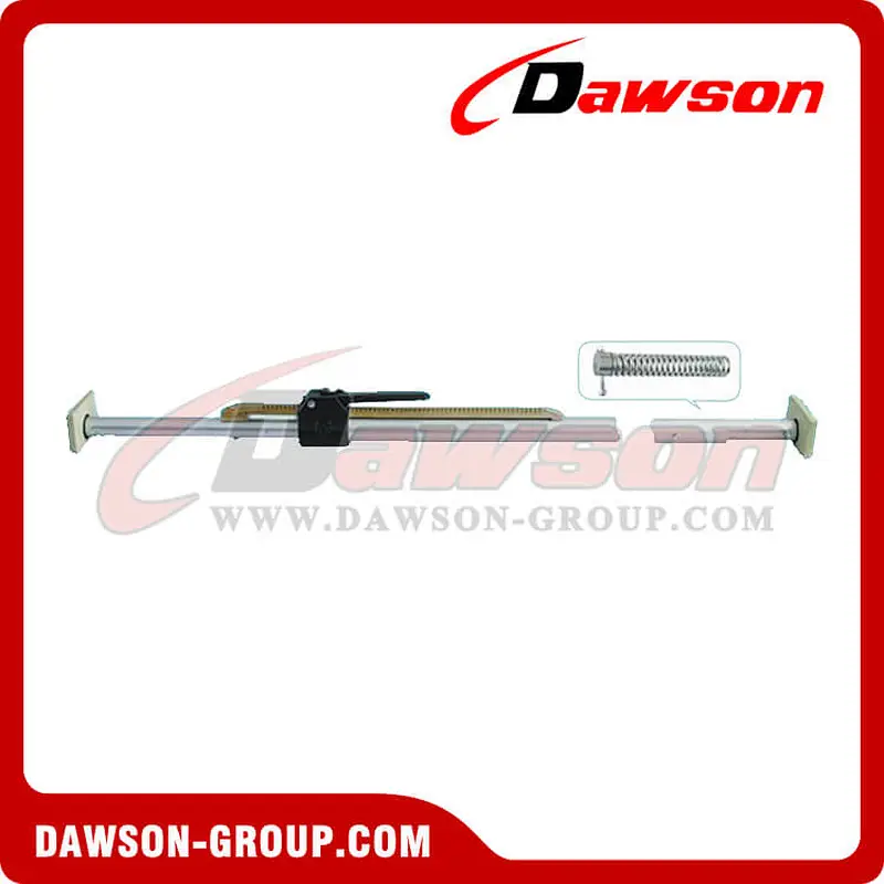 CB-402LH 2 Pcs Aluminum Tube Cargo Bar 38mm, Two Piece Aluminum Cargo Bar with Buffering